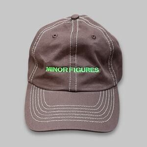 Minor Figures Brown Cotton Baseball Cap – Adjustable Strap